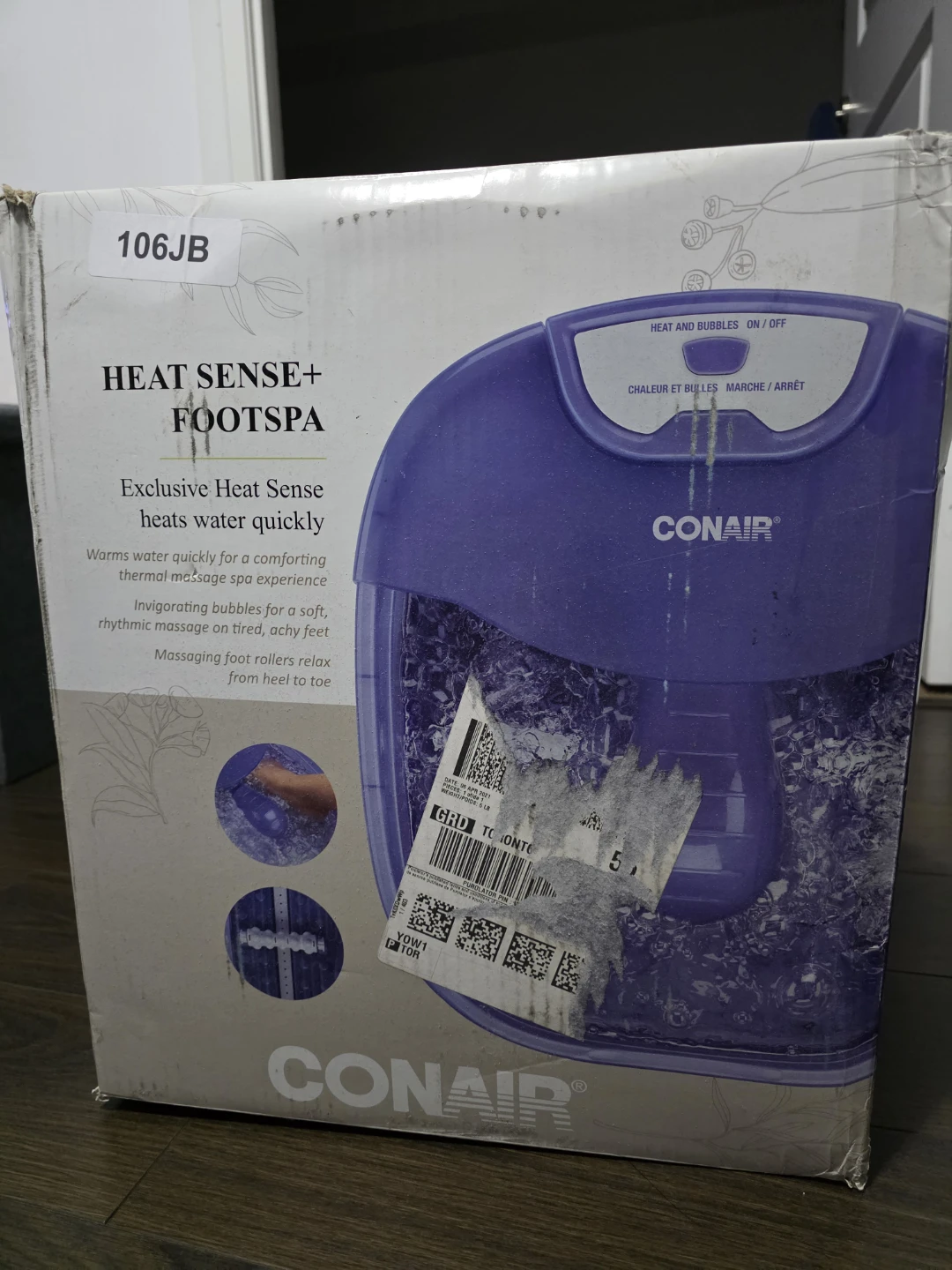Conair Heat Sense+ Foot Spa - photo 3