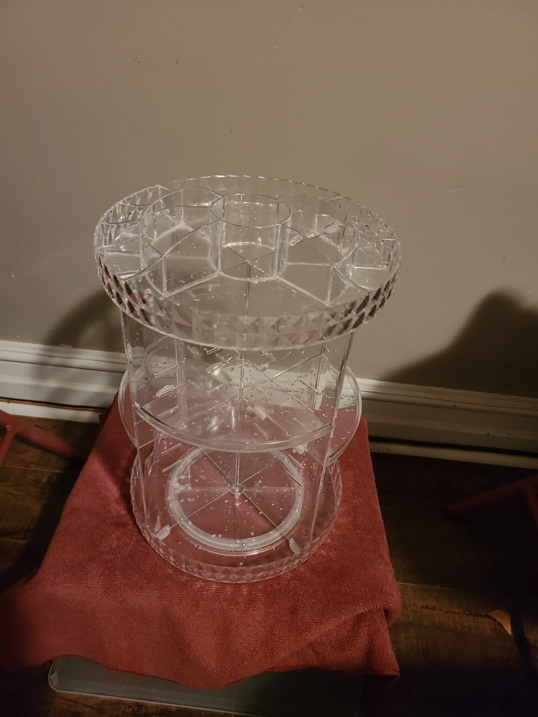 Clear Rotating Makeup Organizer - photo 2