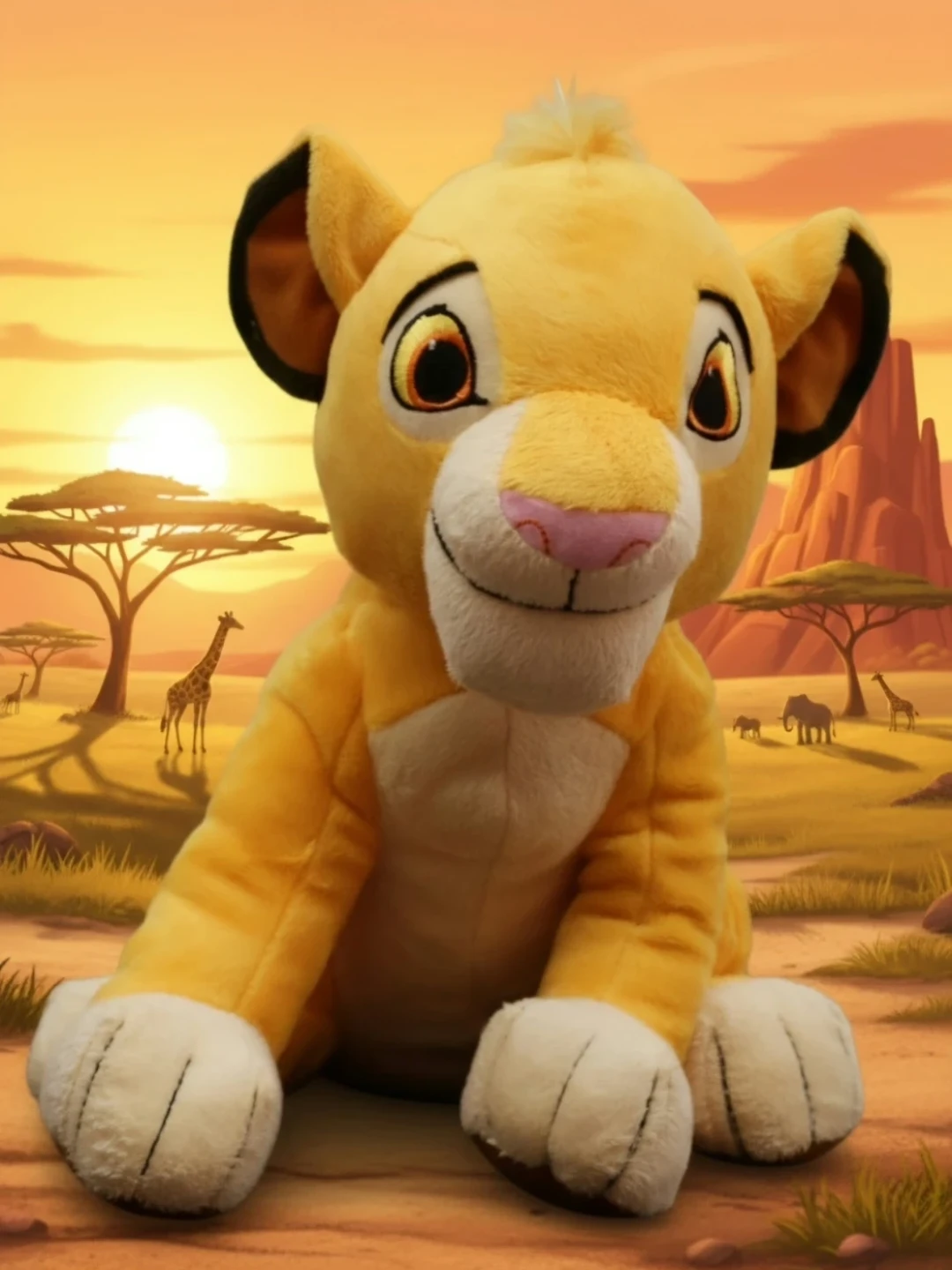 Disney Store The Lion King Simba Plush