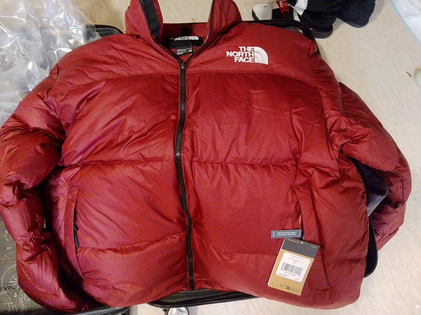 The North Face 96 Retro Nuptse Jacket - Sumac, XXL