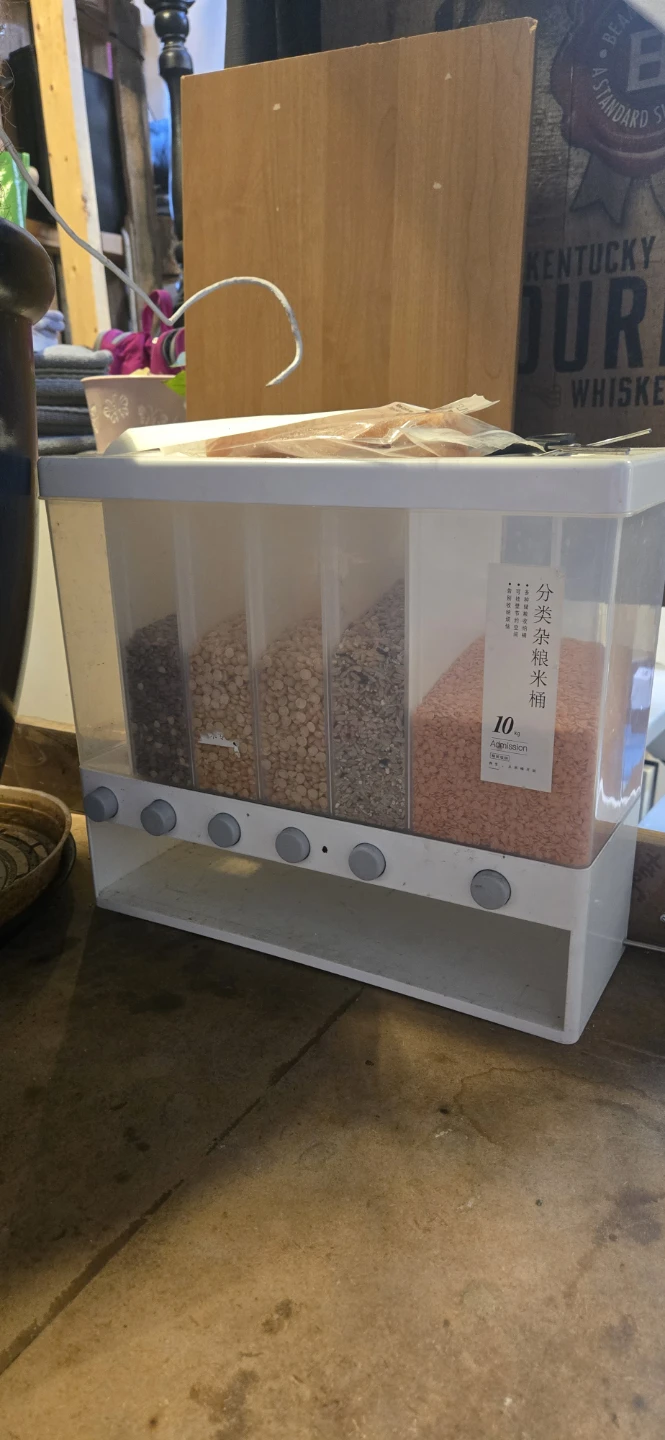 6-Section Dry Food Dispenser