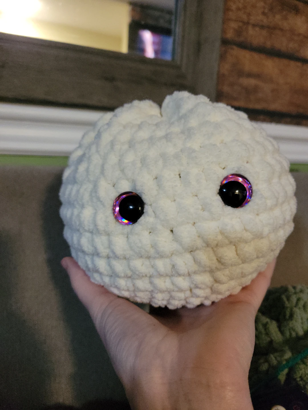 Handmade White Crochet dumpling