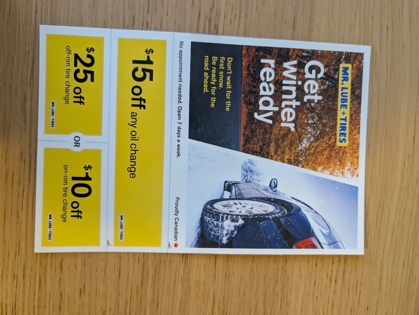 Mr. Lube + Tires Discount Coupons