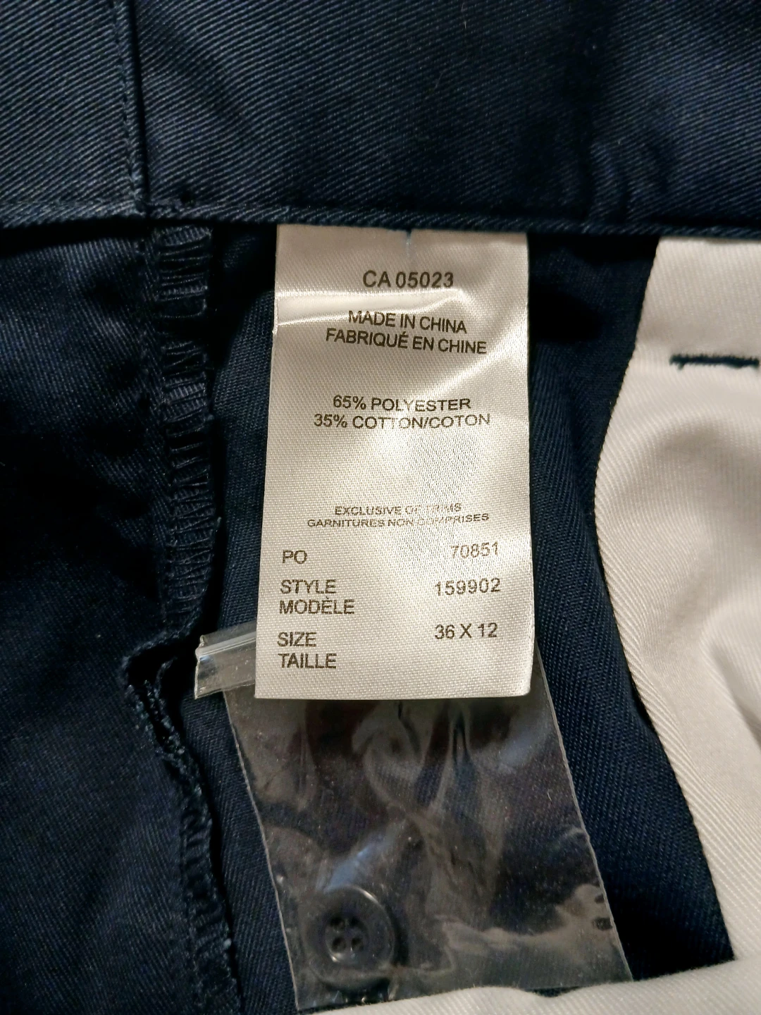 Men Dark Blue Shorts Waist 36 - photo 3