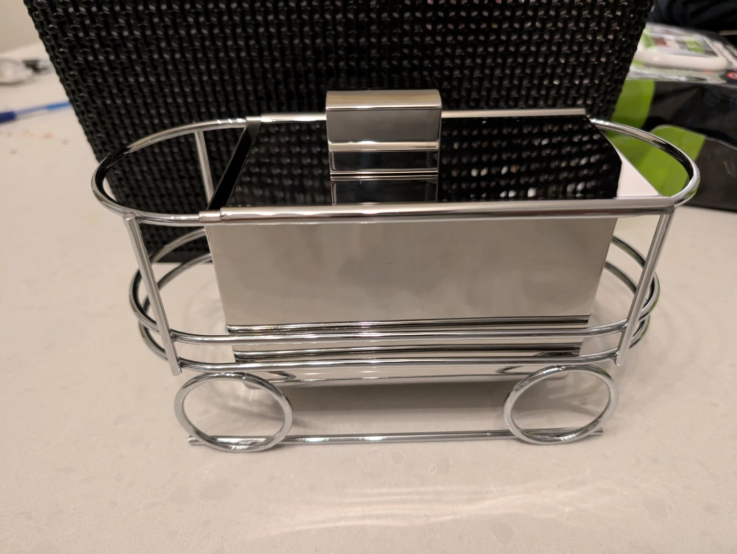 Vintage Metal Train Bar Serving Set - photo 2