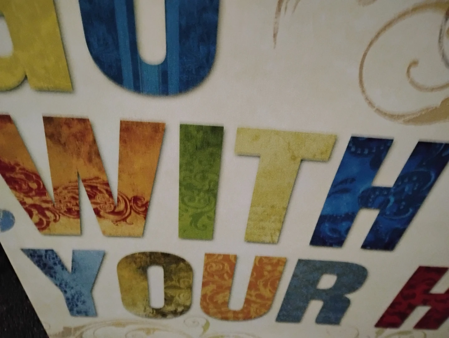 Go With All Your Heart Decorative Wall Canvas - photo 2