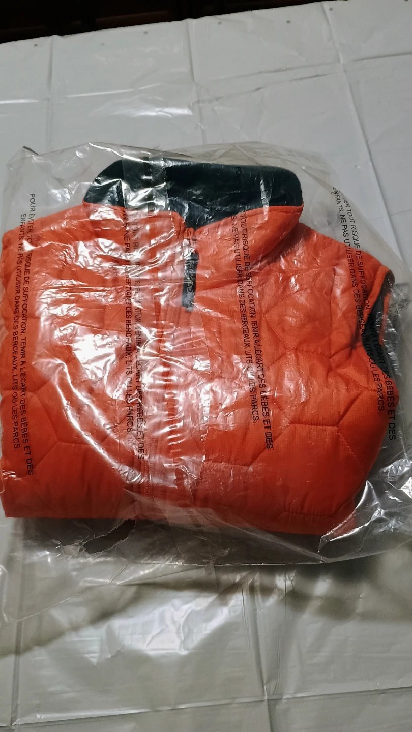 DKNY Jeans Orange Quilted Vest - photo 2