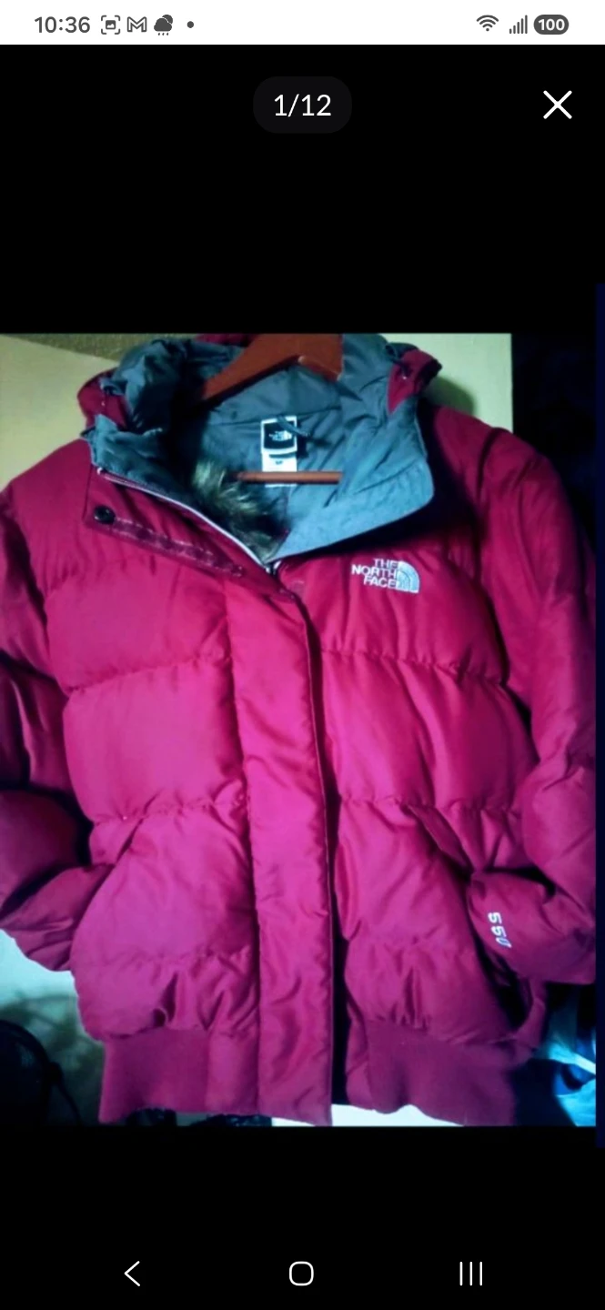 The North Face 550 Down Jacket Red, pick up in jersey city only