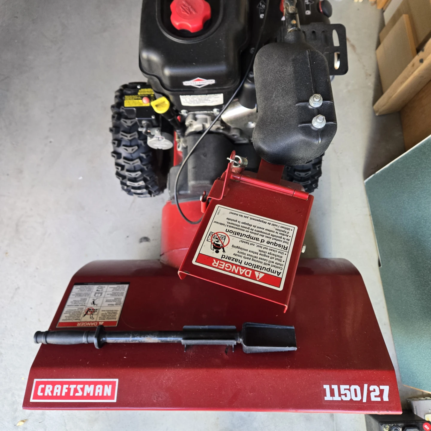Craftsman 27" snowblower - photo 4