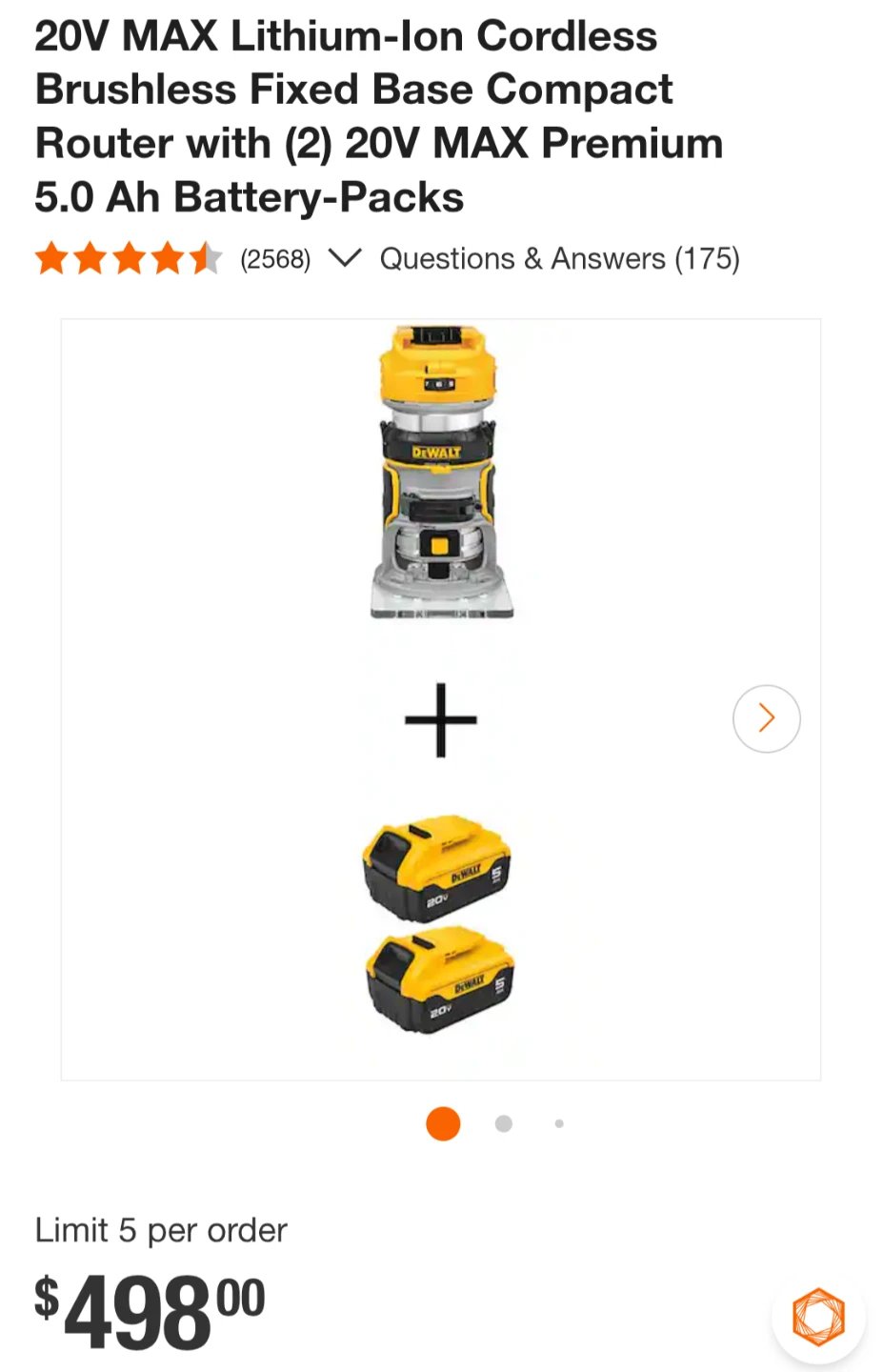 20V Max DeWalt XR Compact Router PRO Combo - photo 2
