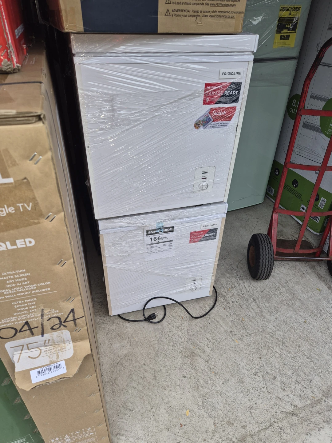 Frigidaire 18.5" 2.1 cu ft. Mini White Garage Ready Convertible