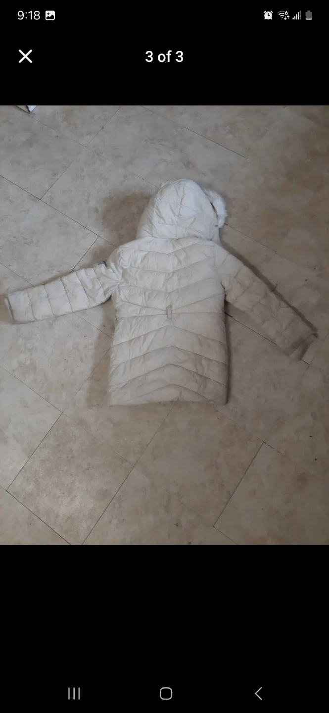 Abercrombie Kids Puffer Coat White - photo 3