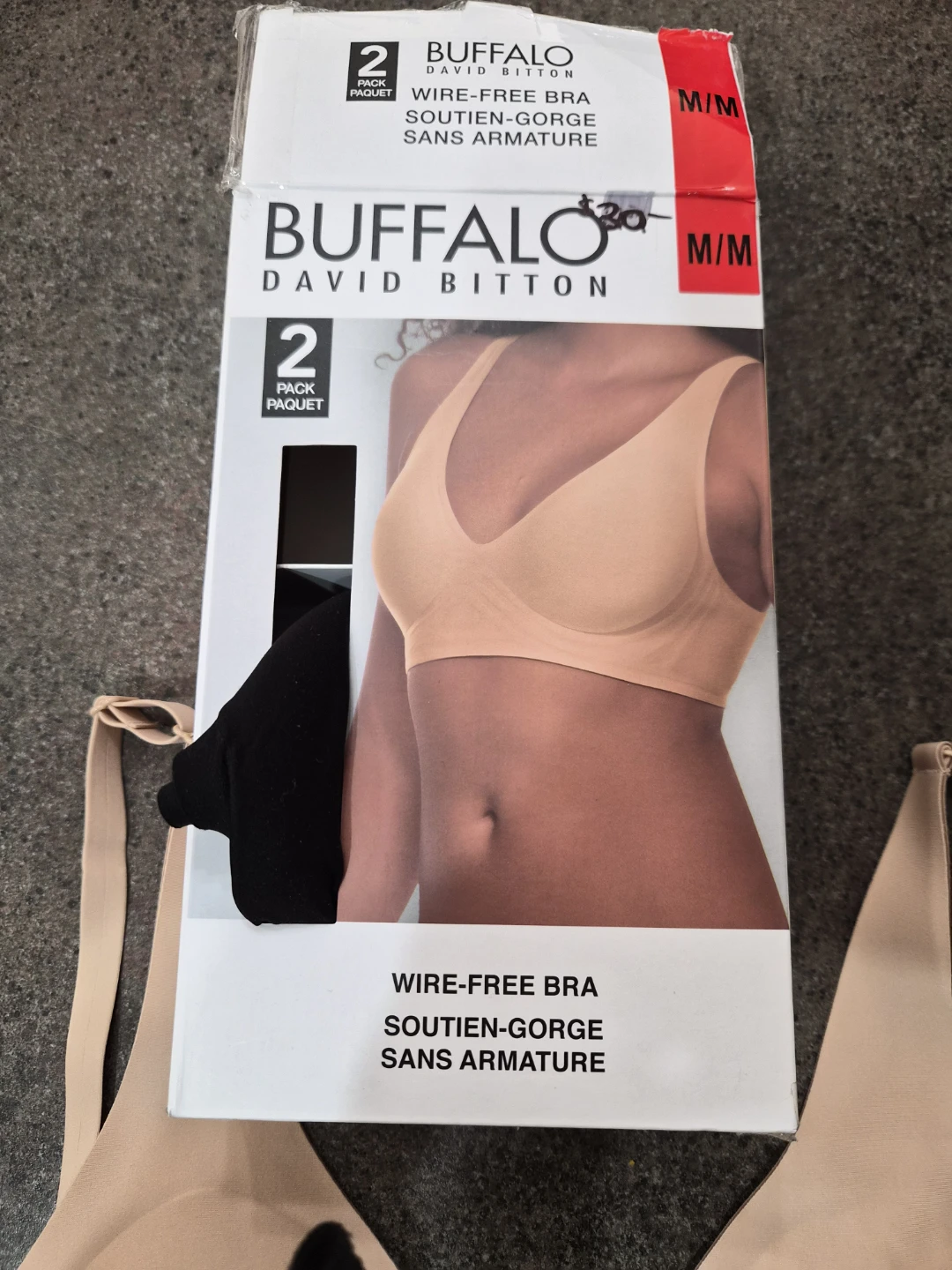 New Buffalo David Bitton Wire-Free Bra 2-Pack - photo 2
