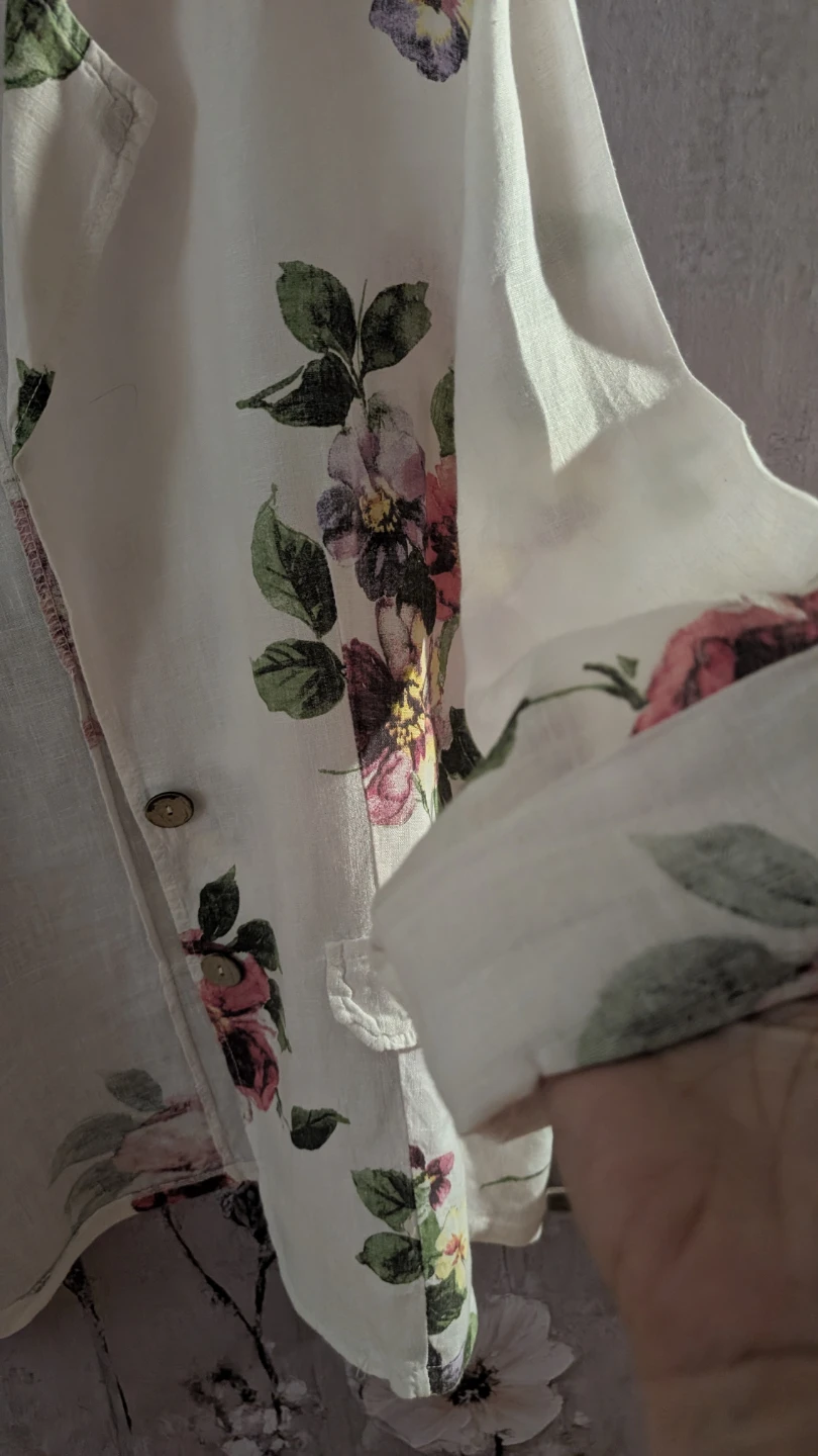 Floral Linen Blazer - photo 4