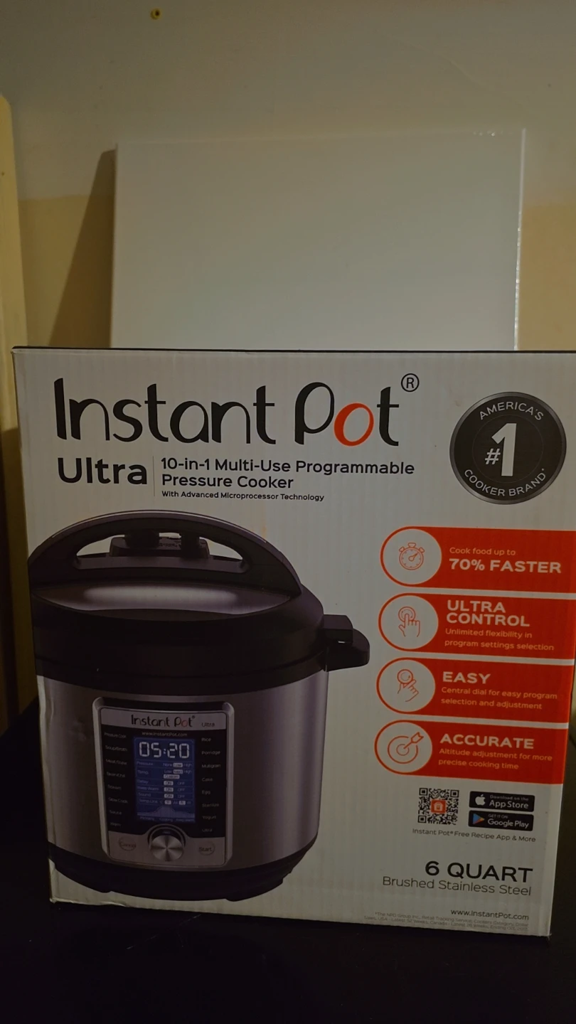 Instant Pot Ultra 6 Quart Multi-Use Pressure Cooker