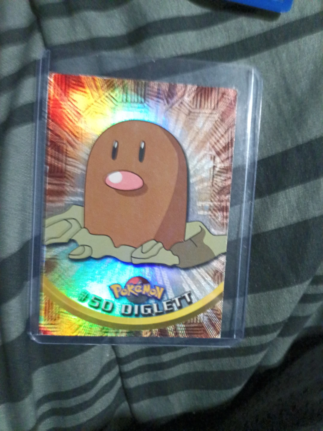 1999 Topps Pokemon #50 Diglett Foil Trading Card