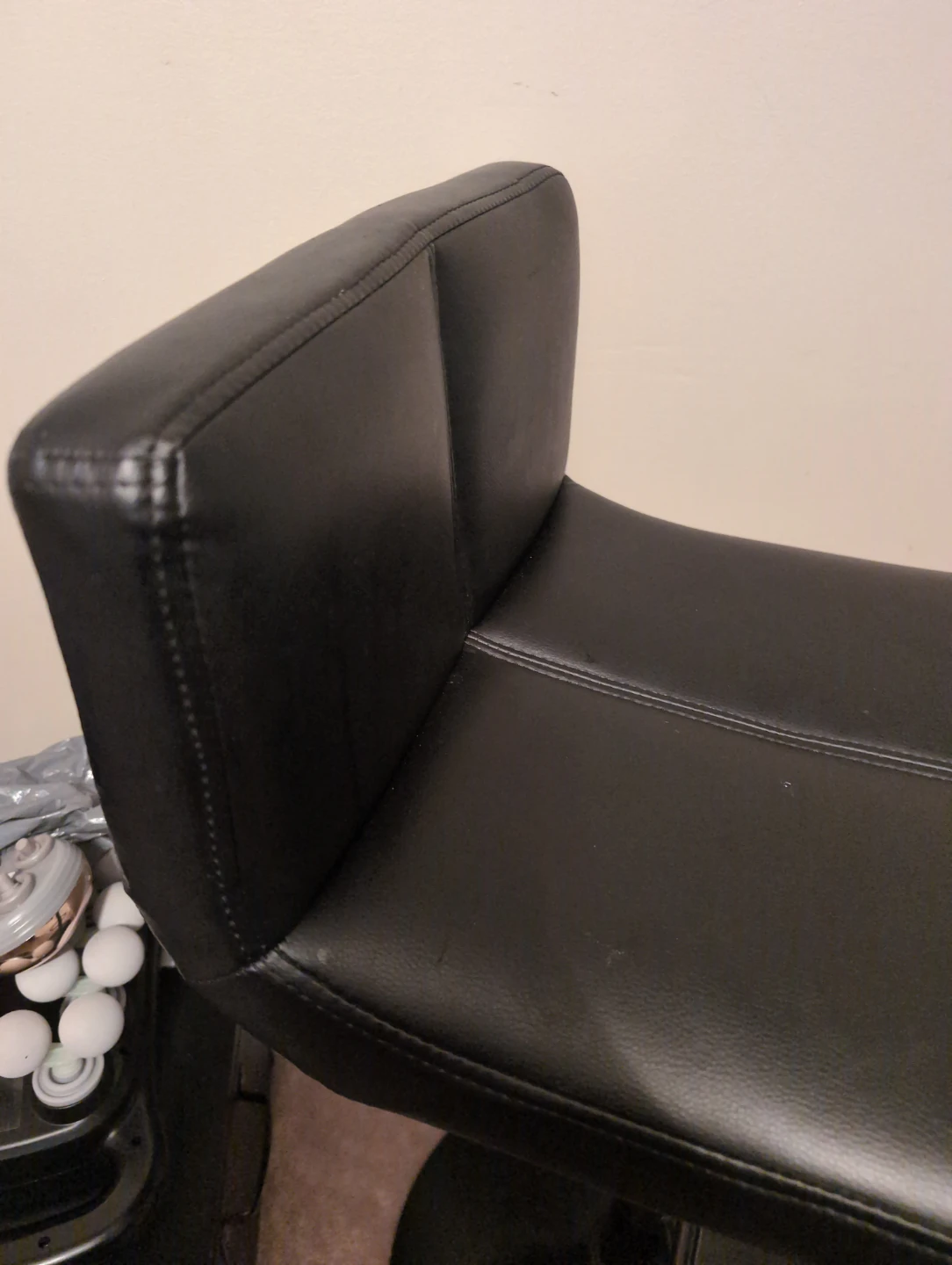 Adjustable Black Bar Stool - photo 4