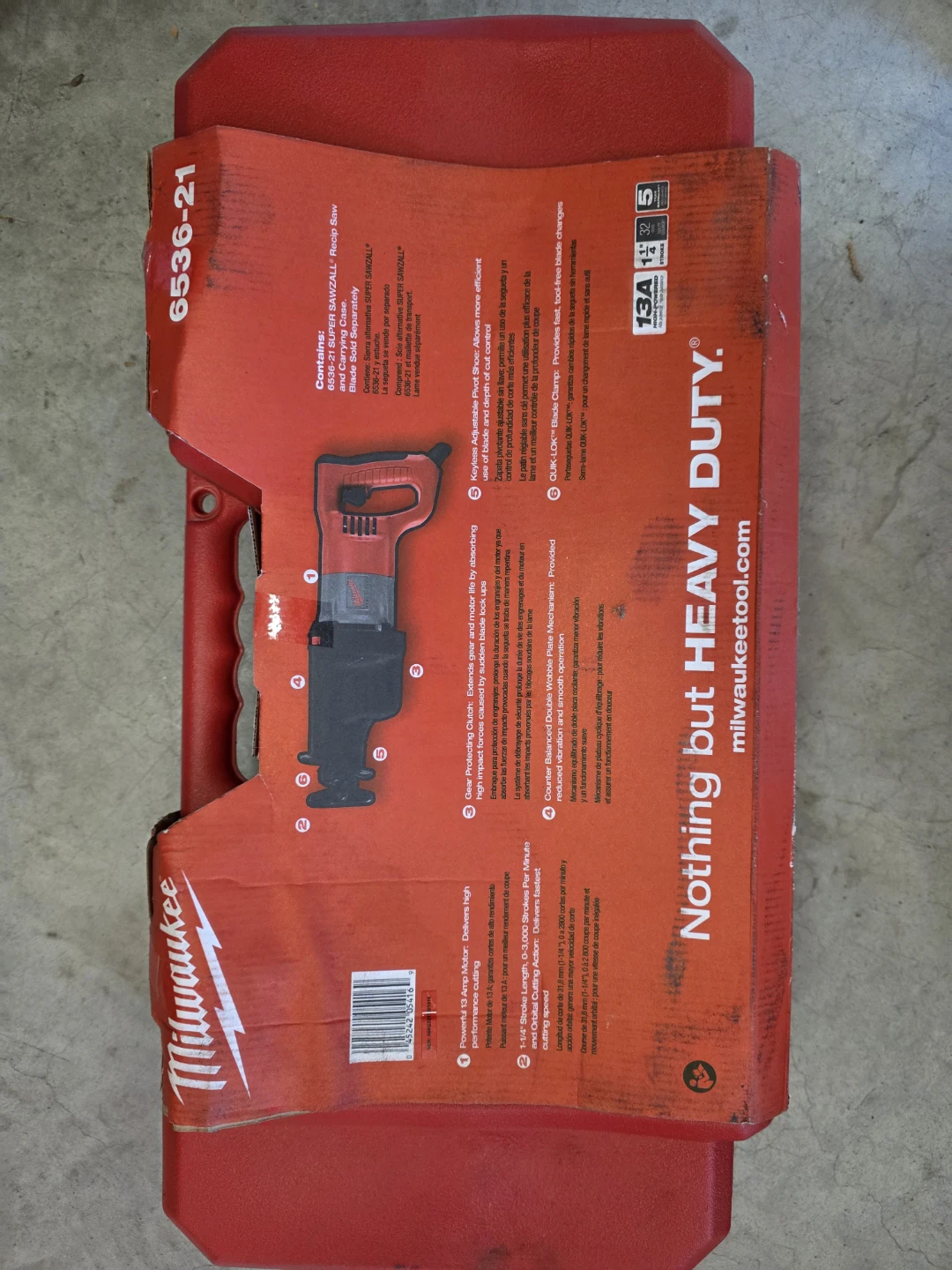 Milwaukee Super SAWZALL Reciprocating Saw - photo 3