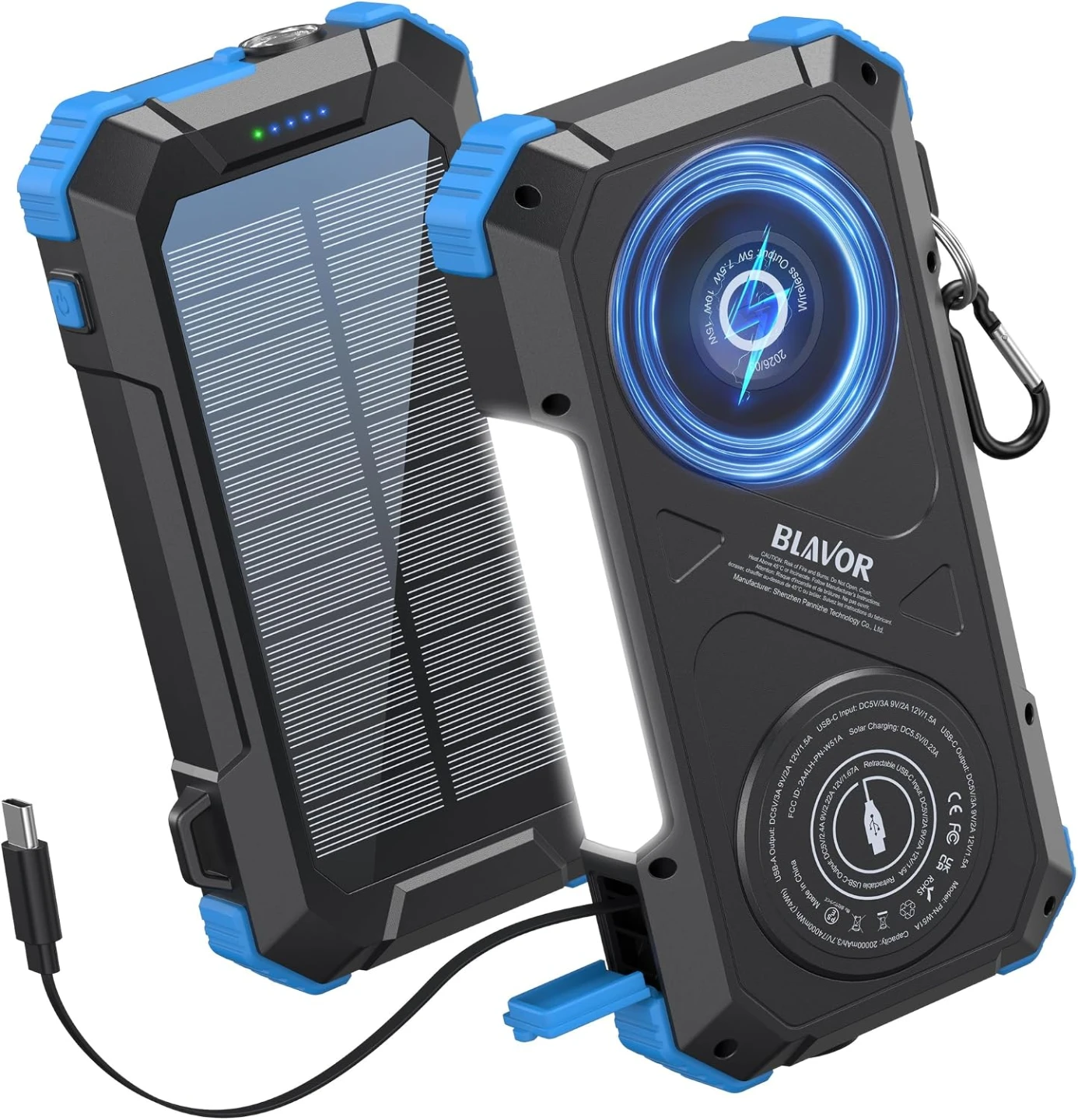 NEW 20000mAh Solar Charge Power Bank