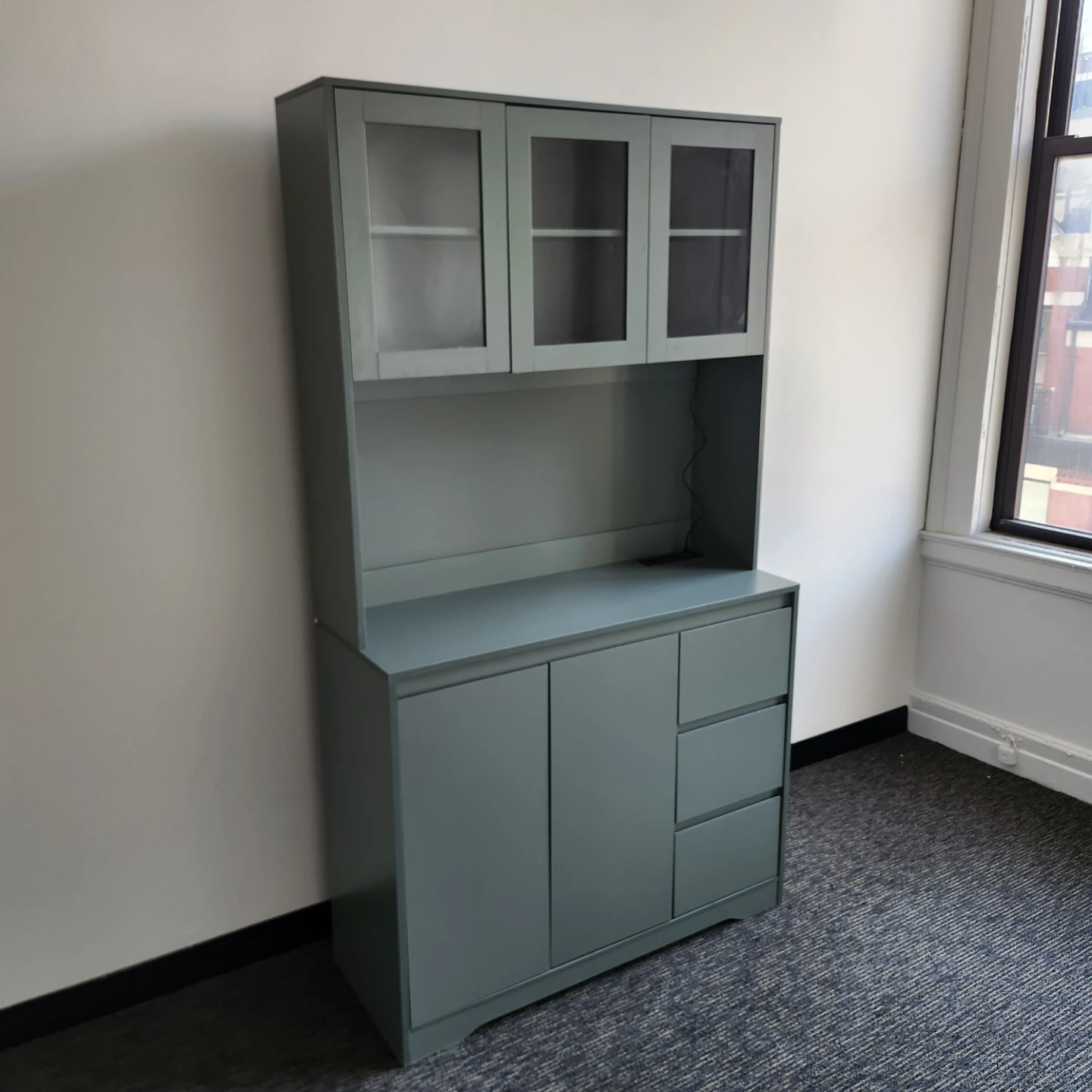 IKEA Enhet Kitchenette with Glass Doors