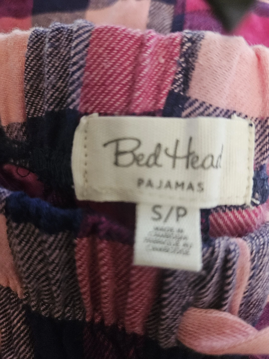 BedHead Pajamas Set - Pink and Navy Plaid - photo 2