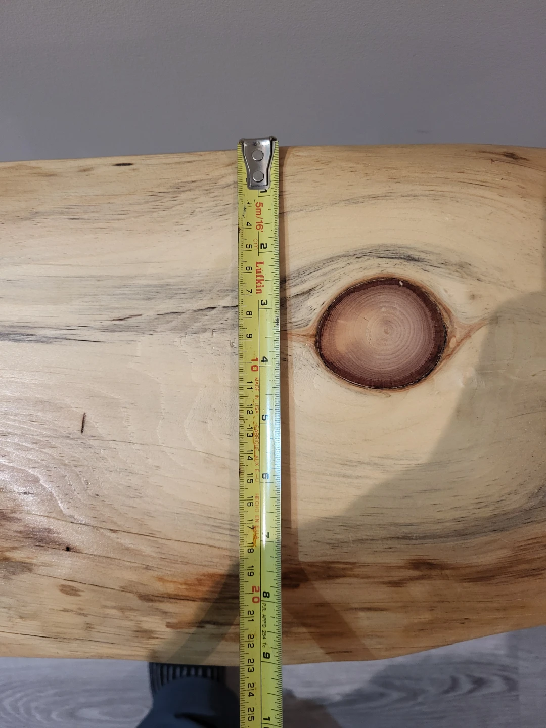 Live Edge Wooden Side Table - photo 4