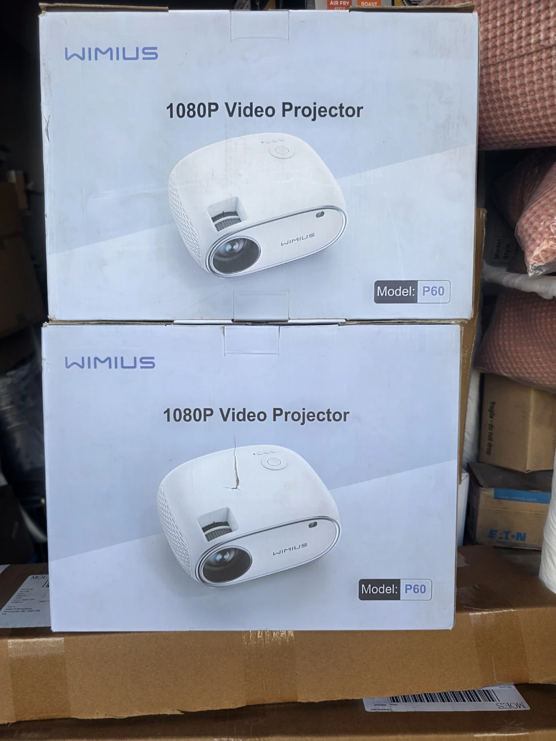 WiMiUS P60 1080P Video Projector
