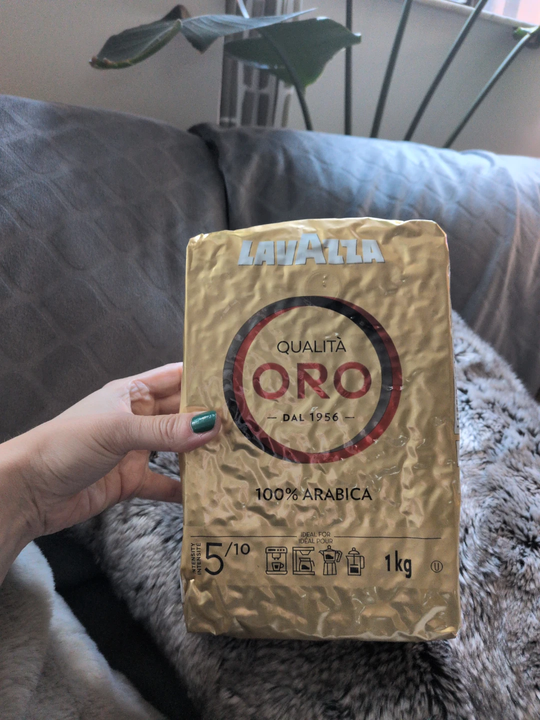 NEW 1KG BAG Lavazza Qualità Oro Whole Bean Coffee - photo 2