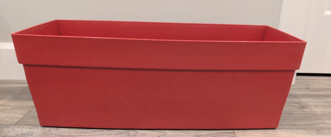 27 Inch Deck Railing Rectangular Planter Box