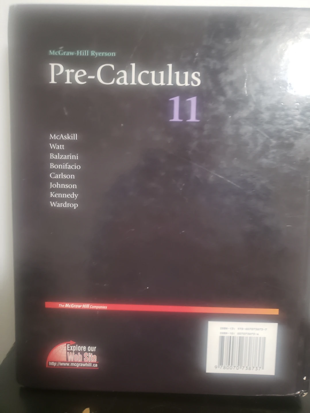 McGraw-Hill Ryerson Pre-Calculus 11 Textbook - photo 2