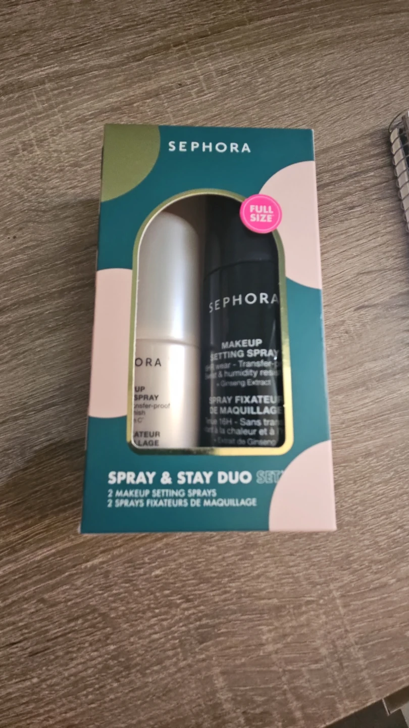 Sephora Spray & Stay Duo Makeup Setting Spray Set