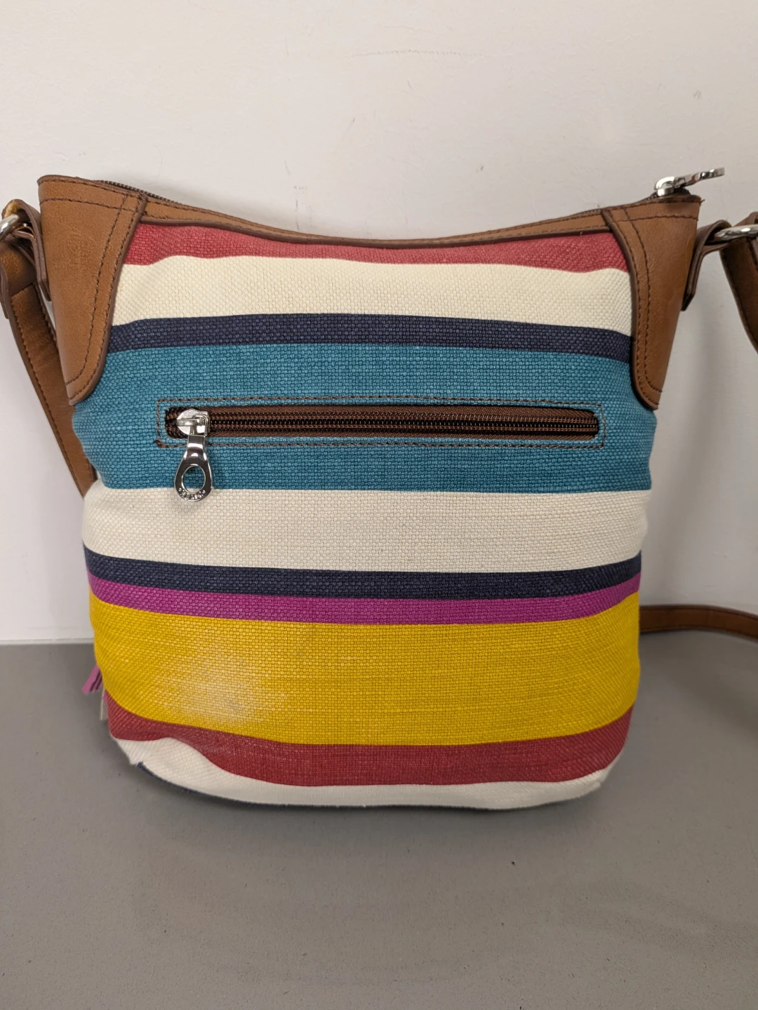 Relic Multi-Coloured Striped Crossbody Bag Fossil - photo 5