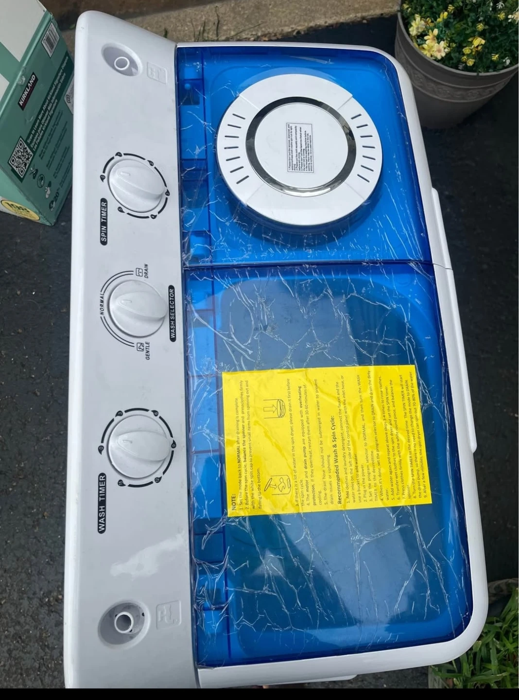 Brand new Portable Twin Tub Washing Machine+dryer - photo 2