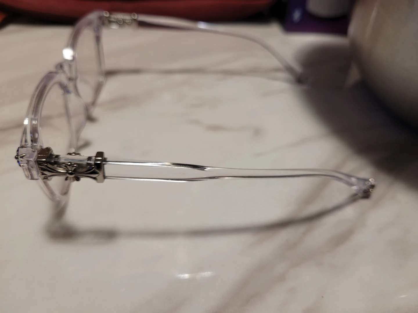 Chrome Hearts clear frame glasses - photo 2