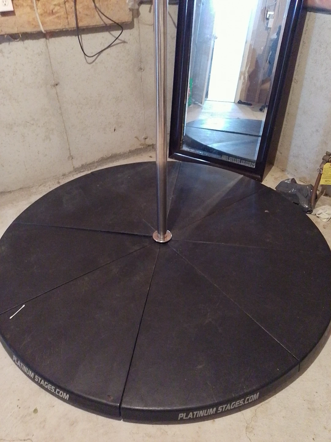 Platinum Stages Portable Dance Pole with Stage
