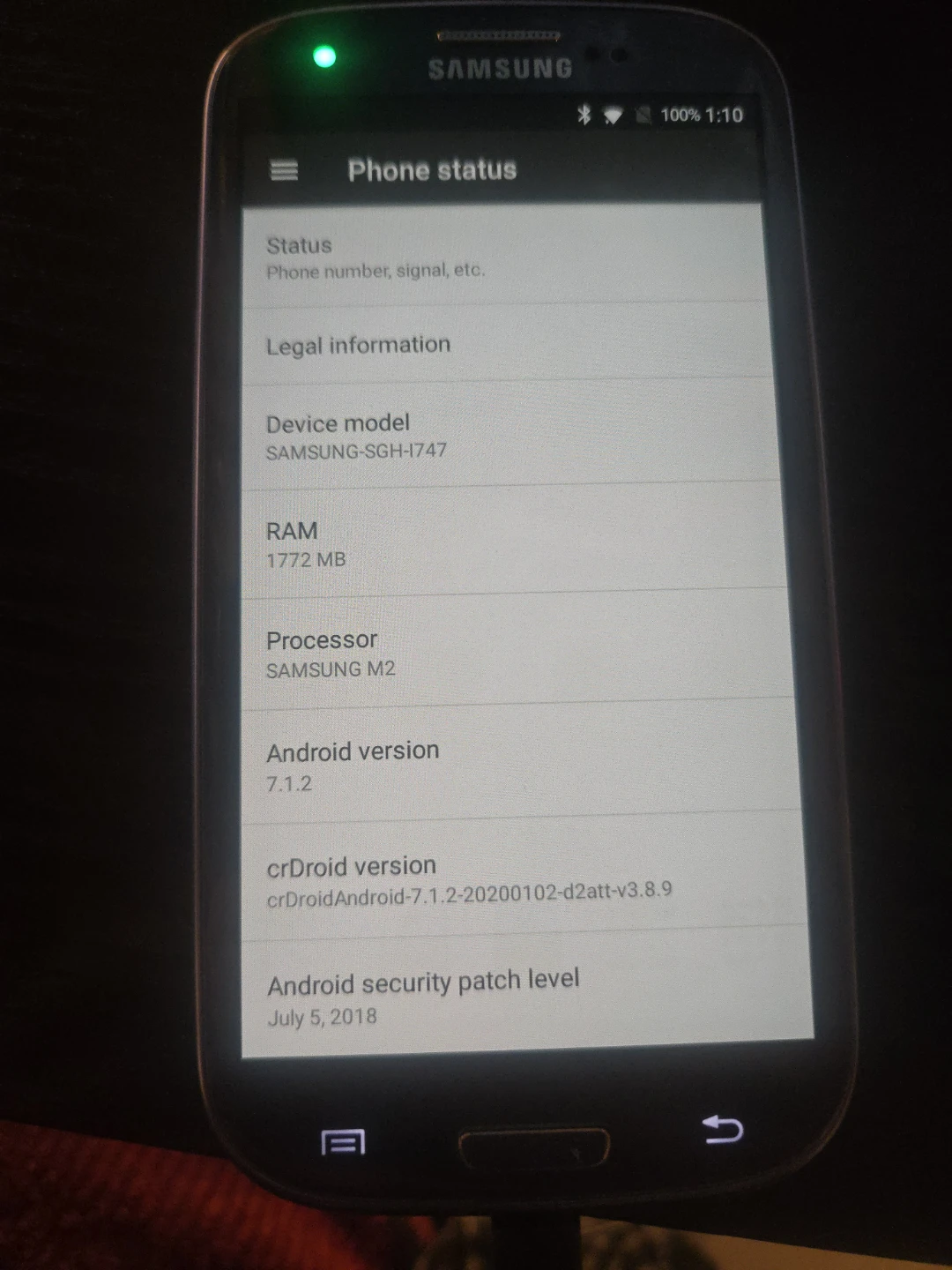 Samsung Galaxy S3 – crDroid Custom OS – Clean & Smooth - photo 3