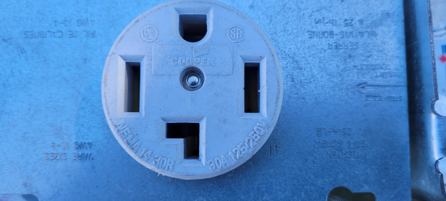Iberville Electrical Box and Cooper Receptacles