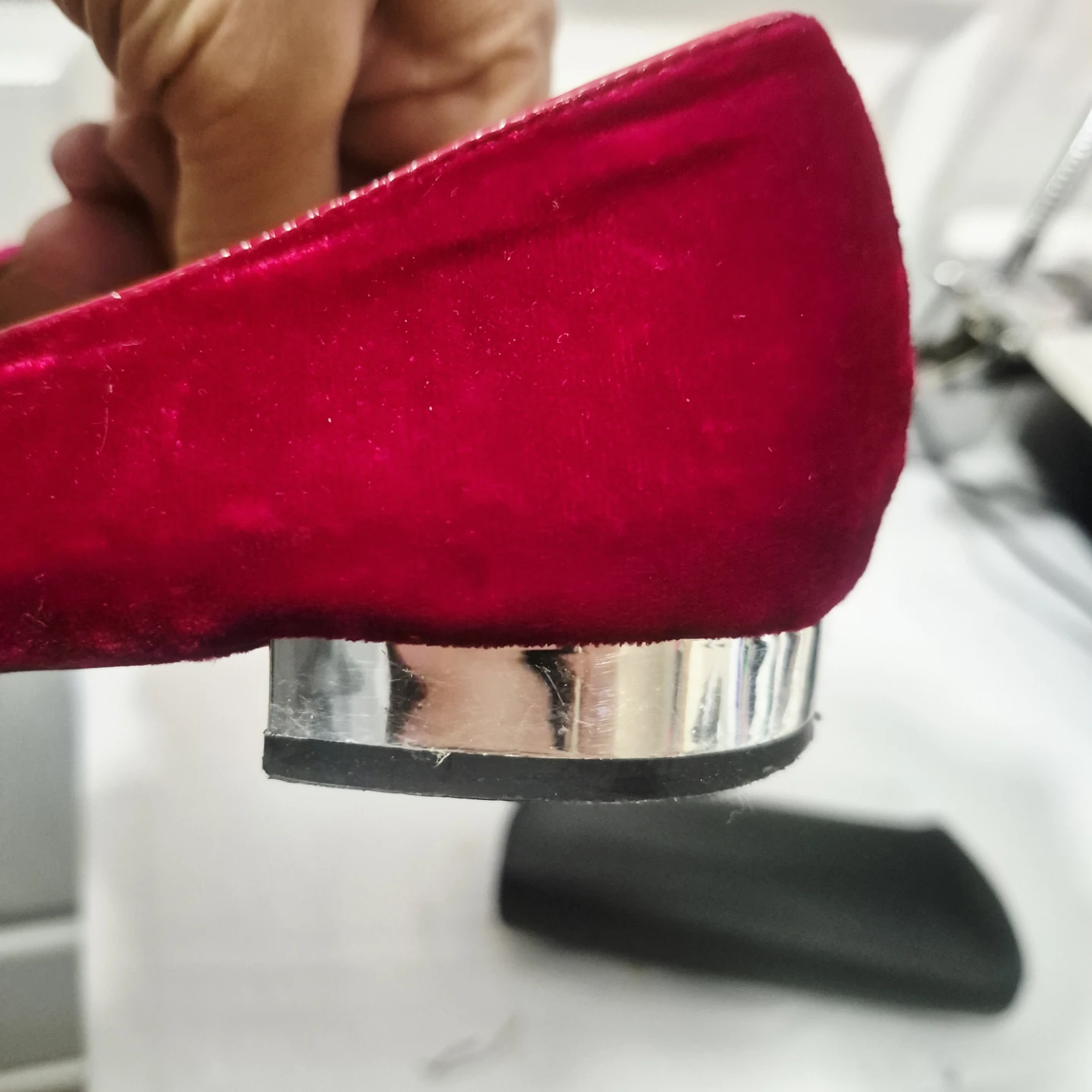 Miu Miu Velvet Bow Flats - photo 5