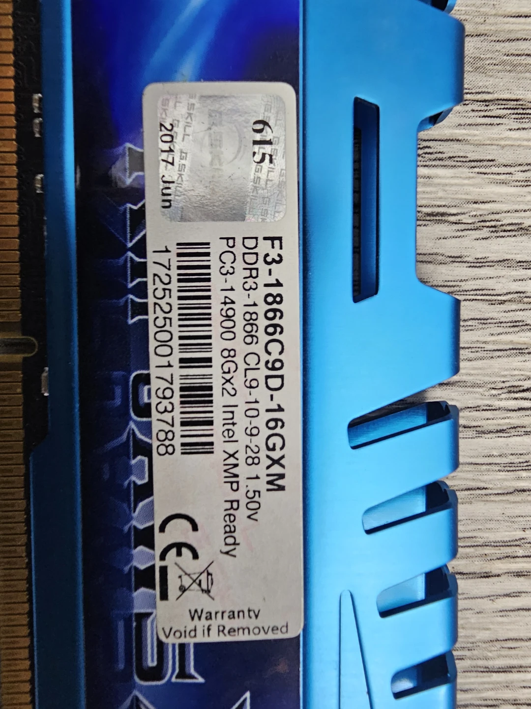 G.Skill Ripjaws X 16GB (2x8GB) DDR3 RAM - photo 2