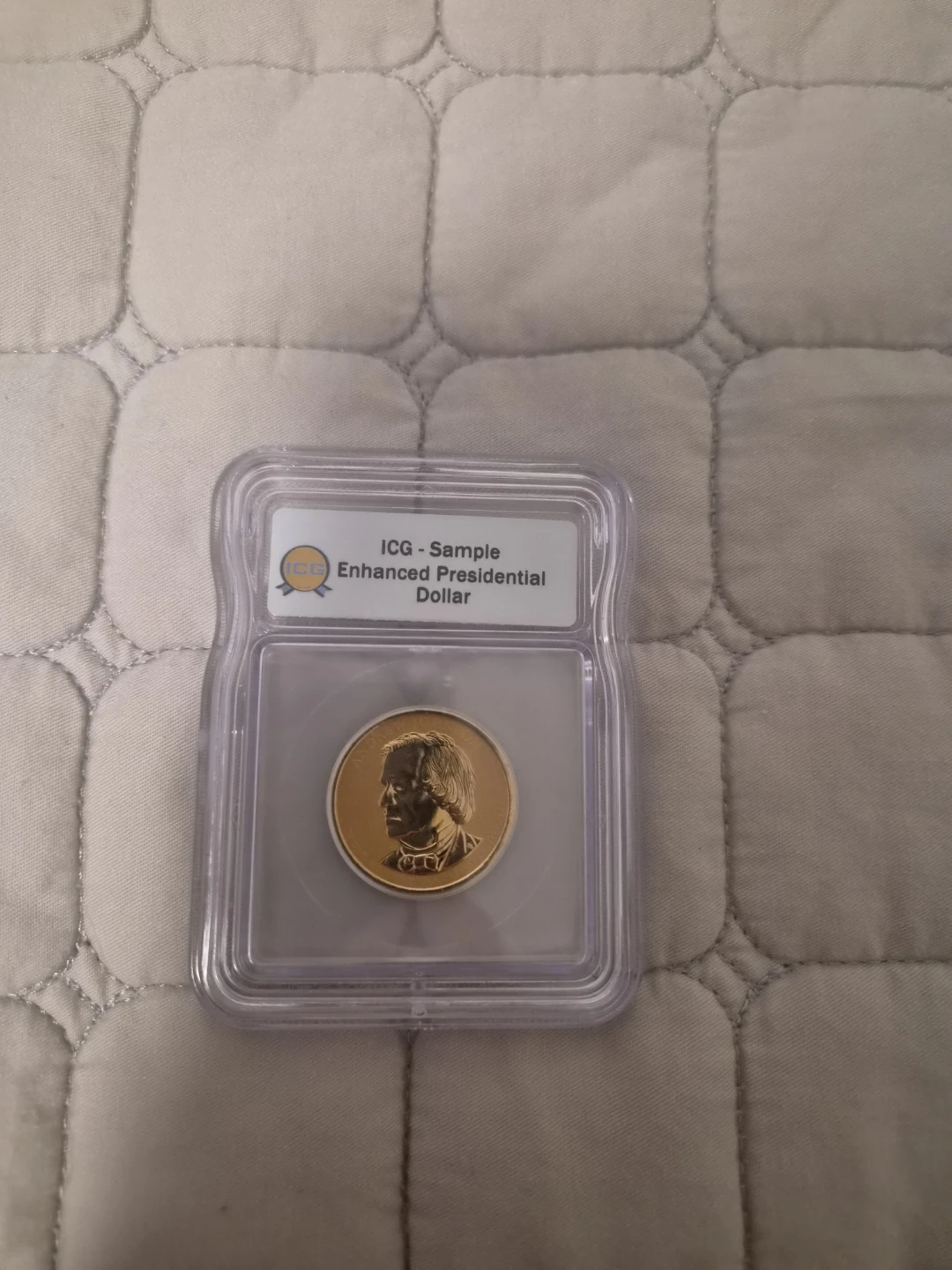2X ICG Graded Sample Enhanced Presidential Dollar Coin