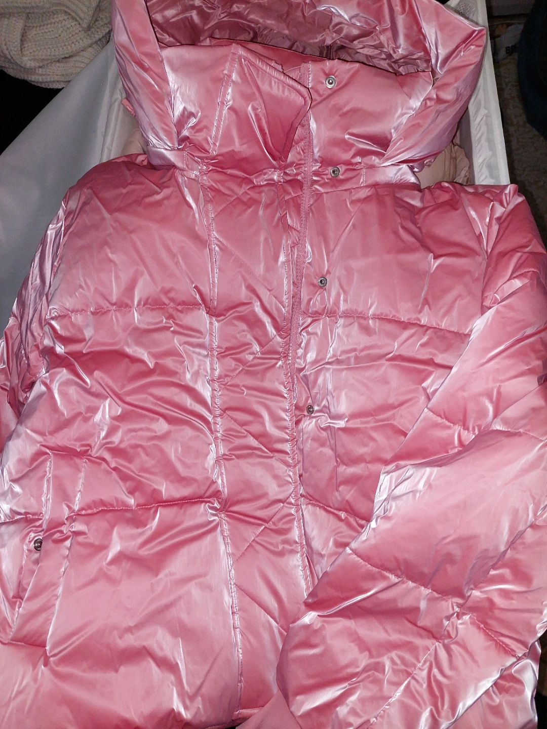 Pink Puffer Jacket
