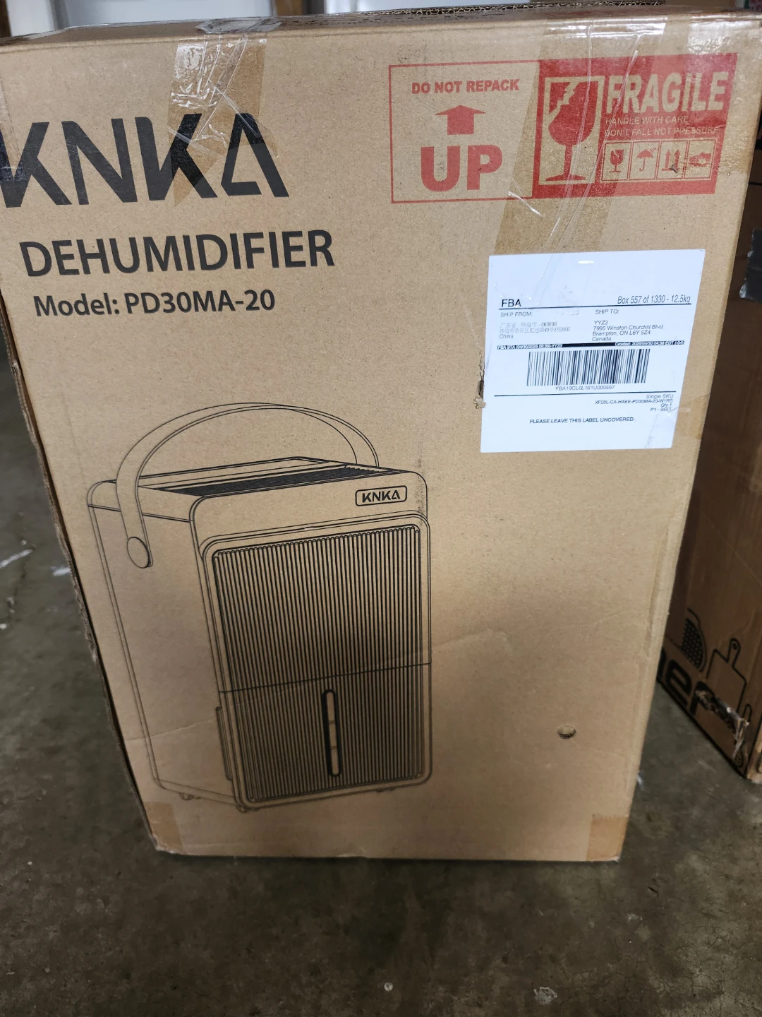 KNKA Dehumidifier Model PD30MA-20