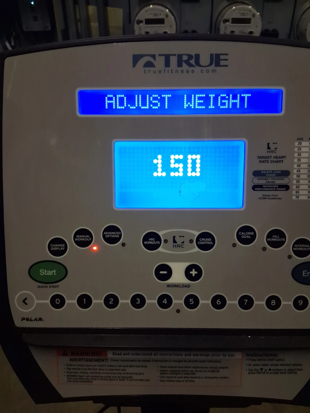 TRUE Fitness CS200 Upright Exercise Bike