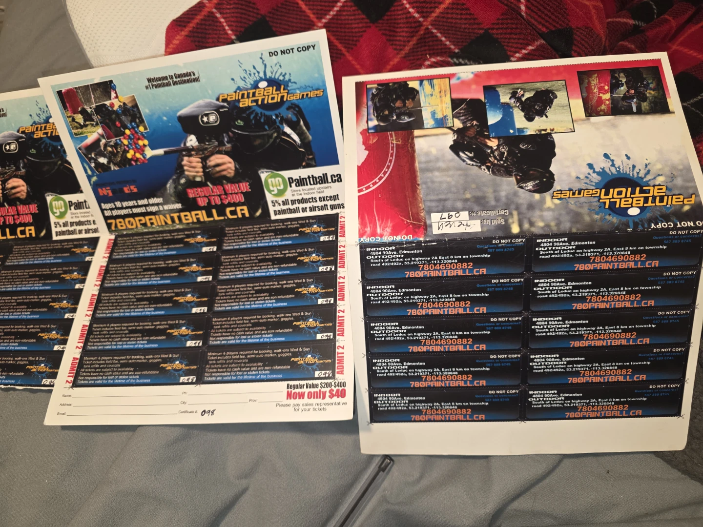 Paintball Action Games Admission Vouchers