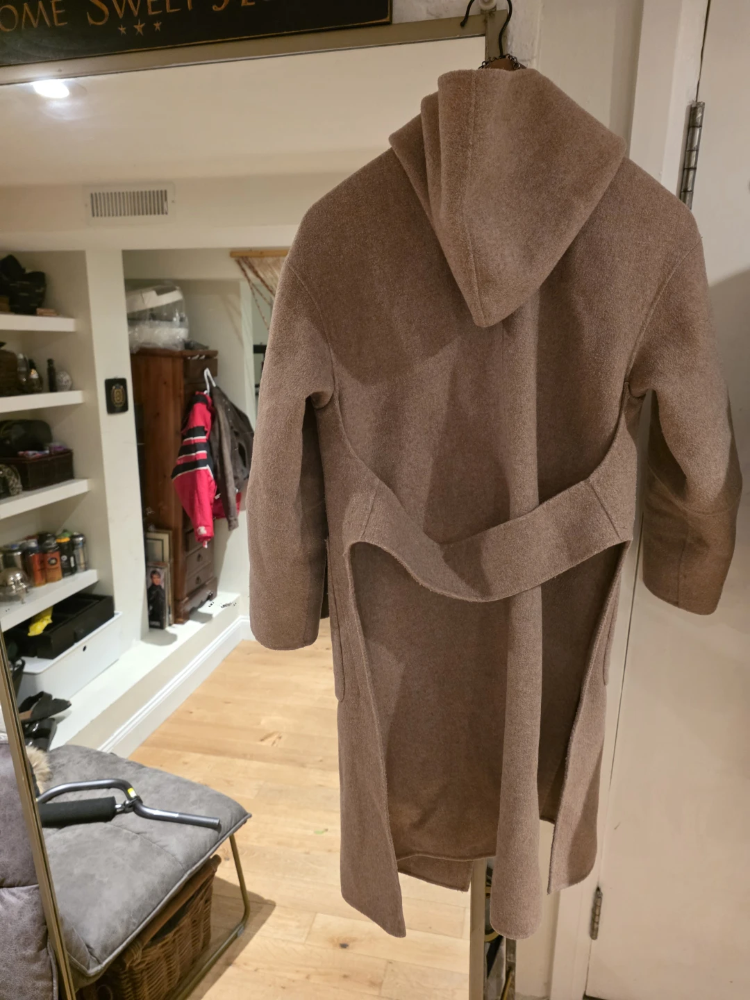 Belle & Bloom hooded wool-blend coat - photo 3