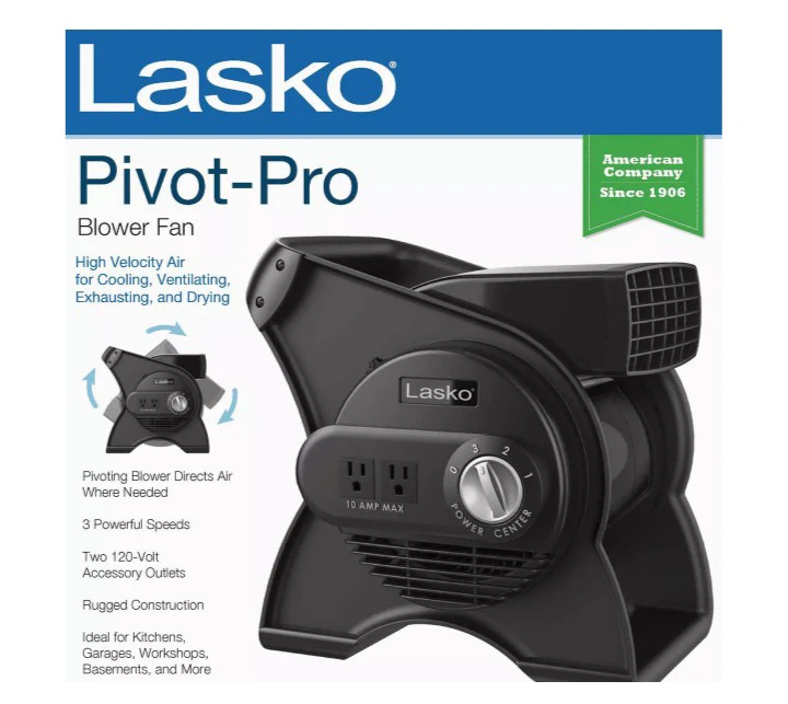 Lasko Pivot-Pro Blower Fan