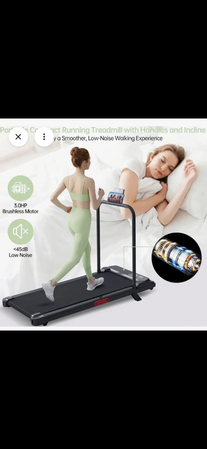 Portable Compact Folding Walking Treadmill - photo 3