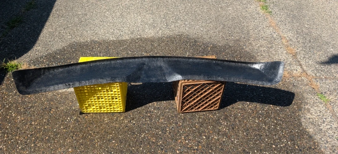 NOS Vintage 1970s-1993 Dodge Van Fiberglass Sun Visor (No Holes) - photo 2