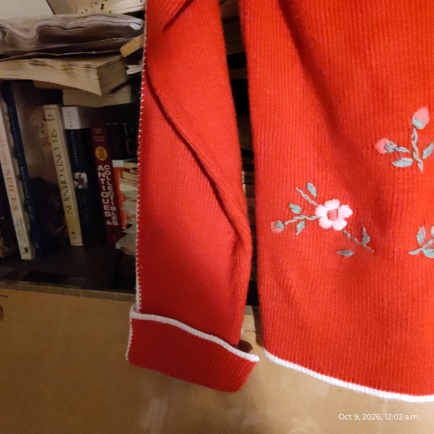 Hsu Yang Brand Red Floral Cardigan - photo 4