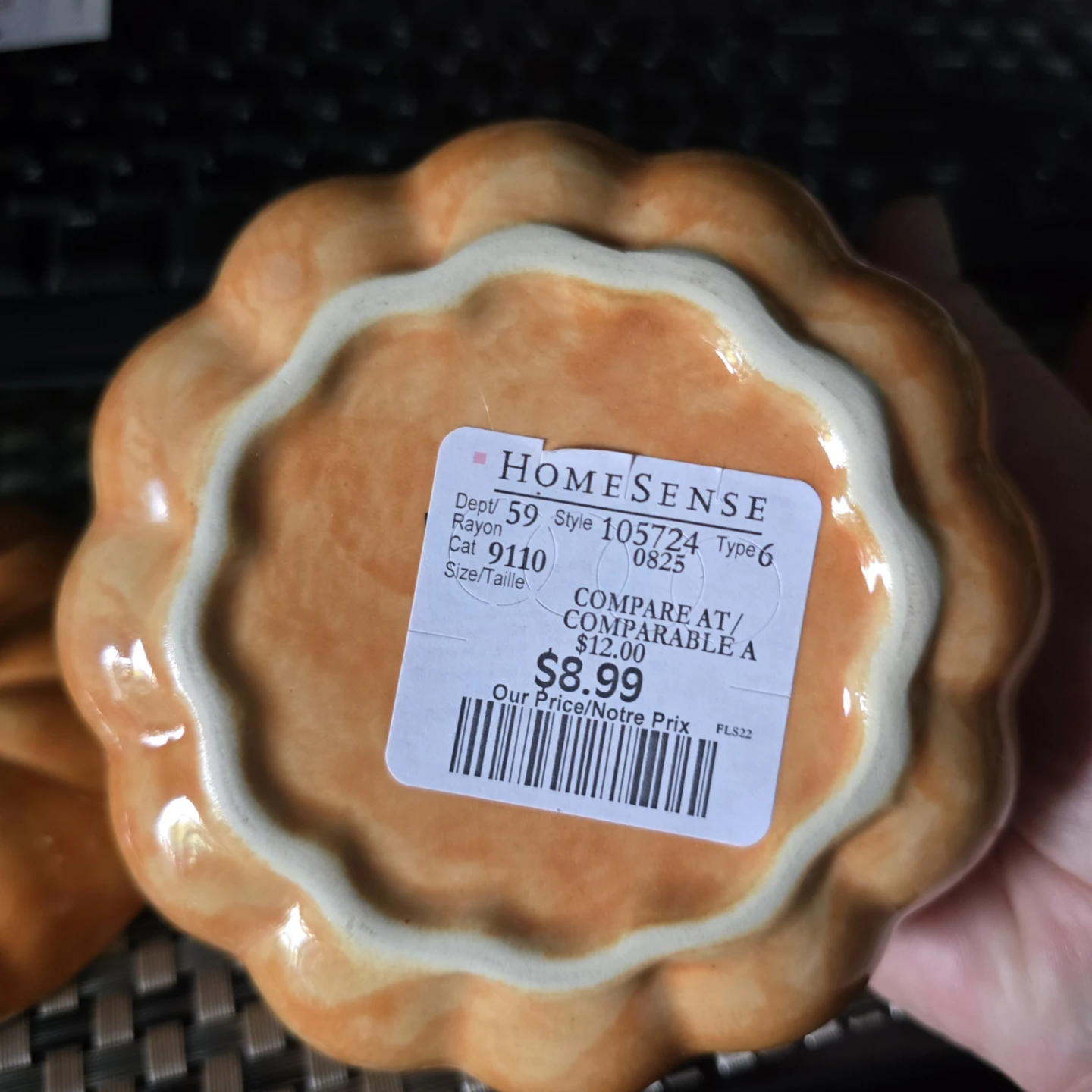 HomeSense Pumpkin Lidded Bowl - photo 2